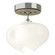 Ume Ume 1-Light Semi-Flush in Sterling (39|121372-SKT-85-86-FD0710)