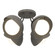 Brooklyn Brooklyn 4-Light Double Shade Semi-Flush in Natural Iron (39|121376-SKT-20-20-GG0711)