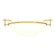 Moonband One Light Semi-Flush Mount in Modern Brass (39|124251-SKT-86-GG0045)
