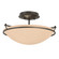 Simple Lines Two Light Semi-Flush Mount in Oil Rubbed Bronze (39|124302-SKT-14-SS0047)