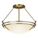 Tryne Two Light Semi-Flush Mount in Modern Brass (39|124422-SKT-86-GG0047)