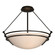 Tryne Three Light Semi Flush Mount in Oil Rubbed Bronze (39|124432-SKT-14-SS0020)