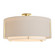 Exos Three Light Semi Flush Mount in Modern Brass (39|126505-SKT-86-SF2290-SE2899)