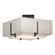 Exos Exos Square Small Double Shade Semi-Flush in Oil Rubbed Bronze (39|126507-SKT-14-SF1205-SE1605)