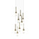 Link Link 9-Light Blown Glass Pendant in Soft Gold (39|131100-SKT-LONG-84-YG0434)