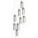 Exos Glass Exos Glass 9-Light Pendant in Oil Rubbed Bronze (39|131104-SKT-LONG-14-ZM0065)