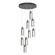 Exos Glass Exos Glass 9-Light Pendant in Black (39|131104-SKT-STND-10-ZM0065)