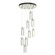 Exos Glass Exos Glass 9-Light Pendant in Sterling (39|131104-SKT-STND-85-ZM0065)