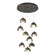 Brooklyn Brooklyn 9-Light Double Shade Pendant in Dark Smoke (39|131105-SKT-STND-07-84-GG0711)
