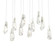 Luma Luma 10-Light Large Crystal Pendant in Sterling (39|131201-SKT-LONG-85-CR)