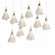 Mobius Athena Triple Short LED Lantern in Sterling (39|131202-SKT-LONG-85-SH1987)