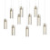 Exos Glass Exos Glass 10-Light Pendant in Soft Gold (39|131204-SKT-LONG-84-ZM0065)