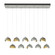Brooklyn Brooklyn 10-Light Double Shade Pendant in Vintage Platinum (39|131205-SKT-STND-82-86-GG0711)
