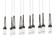 Link Link 10-Light Clear Glass Pendant in Oil Rubbed Bronze (39|131207-SKT-LONG-14-ZM0434)