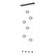 Abacus Abacus 6-Light Ceiling-to-Floor LED Pendant in Oil Rubbed Bronze (39|139055-LED-STND-14-YL0668)