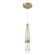 Link One Light Mini Pendant in Modern Brass (39|161040-SKT-STND-86-ZM0434)