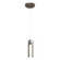 Exos Glass One Light Mini Pendant in Bronze (39|161180-SKT-STND-05-ZM0065)