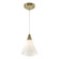 Mobius LED Mini Pendant in Modern Brass (39|161181-SKT-STND-86-SH1987)