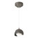 Brooklyn One Light Mini Pendant in Dark Smoke (39|161183-SKT-STND-07-10-GG0711)