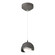 Brooklyn Brooklyn Double Shade Low Voltage Mini Pendant in Natural Iron (39|161183-SKT-STND-20-10-GG0711)