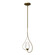 Flora One Light Mini Pendant in Soft Gold (39|183050-SKT-MULT-84-ZS0354)