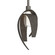 Corona One Light Mini Pendant in Dark Smoke (39|186500-SKT-MULT-07)