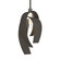 Corona One Light Mini Pendant in Dark Smoke (39|186530-SKT-MULT-07-YE0377)