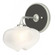 Ume Ume 1-Light Curved Arm Bath Sconce in Vintage Platinum (39|201340-SKT-82-10-FD0710)