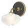 Ume Ume 1-Light Curved Arm Bath Sconce in Soft Gold (39|201340-SKT-84-10-FD0710)