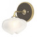 Ume Ume 1-Light Curved Arm Bath Sconce in Modern Brass (39|201340-SKT-86-14-FD0710)