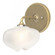 Ume Ume 1-Light Curved Arm Bath Sconce in Modern Brass (39|201340-SKT-86-84-FD0710)