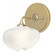 Ume Ume 1-Light Curved Arm Bath Sconce in Modern Brass (39|201340-SKT-86-86-FD0710)