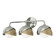 Brooklyn Brooklyn 3-Light Double Shade Bath Sconce in Sterling (39|201375-SKT-85-84-GG0711)