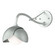 Brooklyn Brooklyn 1-Light Double Shade Long-Arm Sconce in Vintage Platinum (39|201377-SKT-82-82-GG0711)