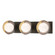 Brooklyn Brooklyn 3-Light Straight Double Shade Bath Sconce in Oil Rubbed Bronze (39|201378-SKT-14-86-GG0711)