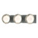 Brooklyn Brooklyn 3-Light Straight Double Shade Bath Sconce in Vintage Platinum (39|201378-SKT-82-82-GG0711)