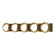 Brooklyn Brooklyn 5-Light Straight Double Shade Bath Sconce in Modern Brass (39|201379-SKT-86-84-GG0711)