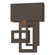 Collage Collage Small Dark Sky Friendly LED Outdoor Sconce in Coastal Oil Rubbed Bronze (39|302520-LED-RGT-14)