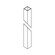 7' Square Outdoor Post in Coastal Natural Iron (39|390172-20)