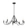 Freesia Eight Light Chandelier in Textured Black (12|52456BKT)