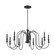 Karthe Nine Light Chandelier in Black (12|52471BK)