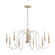 Karthe Nine Light Chandelier in Brushed Nickel (12|52471NI)