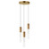 Reeds LED Pendant in Gold (86|E11013-144GLD)