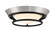 Beam Me Up LED Flush Mount in Coal With Brushed Nickel (42|P5371-691-L)