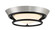 Beam Me Up! LED Flush Mount in Brushed Nickel and Coal Highlights (42|P5371-691-L)