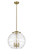 Ballston LED Pendant in Antique Brass (405|221-3S-AB-G1213-16-LED)