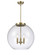 Ballston LED Pendant in Antique Brass (405|221-3S-AB-G122-18-LED)