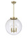 Franklin Restoration LED Pendant in Antique Brass (405|221-3S-AB-G202-16-LED)