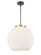 Essex LED Pendant in Black Antique Brass (405|221-3S-BAB-G121-16-LED)