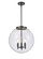 Franklin Restoration LED Pendant in Matte Black (405|221-3S-BK-G202-16-LED)